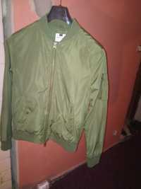 Topman Kurtka Bomber green, flek roz. M