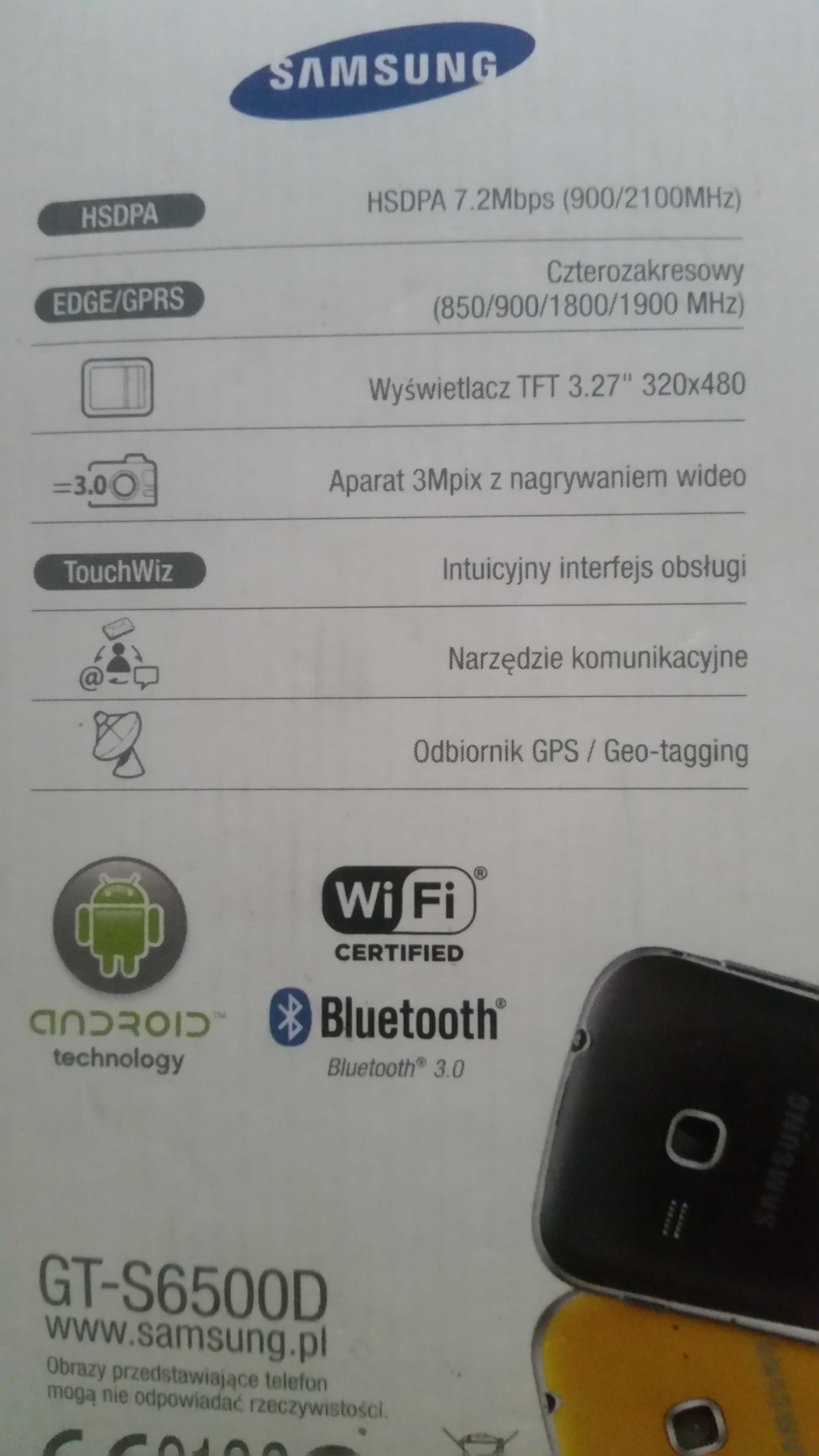 GT-S6500D Samsung galaxy mini 2 uszkodzony