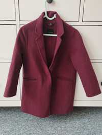 Płaszczyk jesienno wiosenny burgundowy Zara Girls rozmiar 116