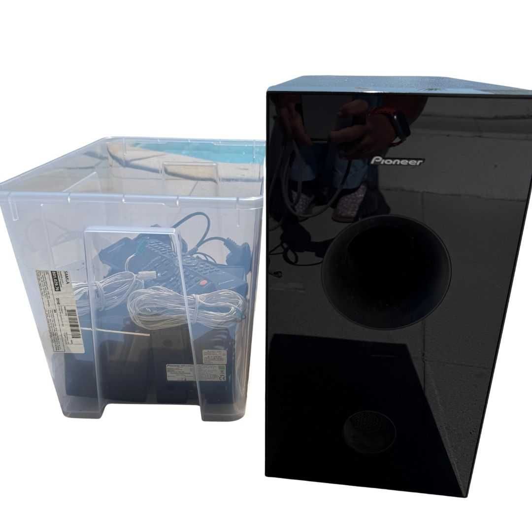 Sistema Home Cinema Pioneer XV-DV600 com Subwoofer S-W80V no estado