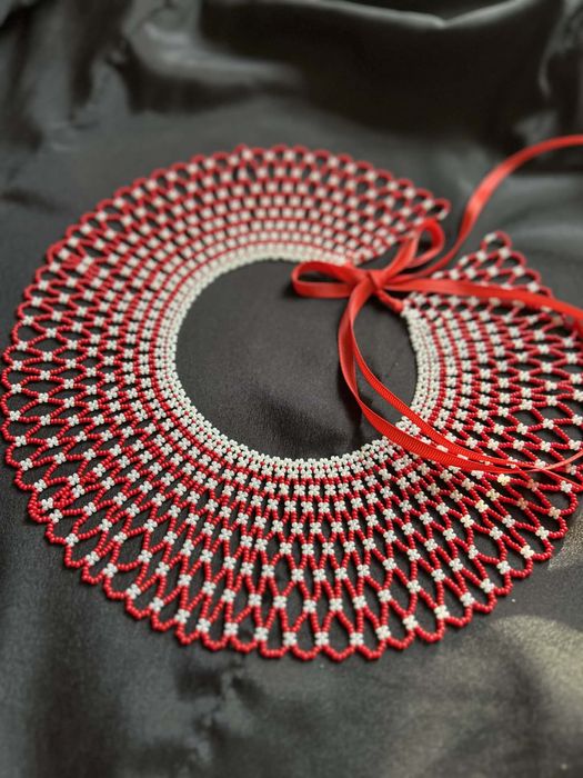 Силянка, кольє, намисто, виріб з бісеру, етно виріб