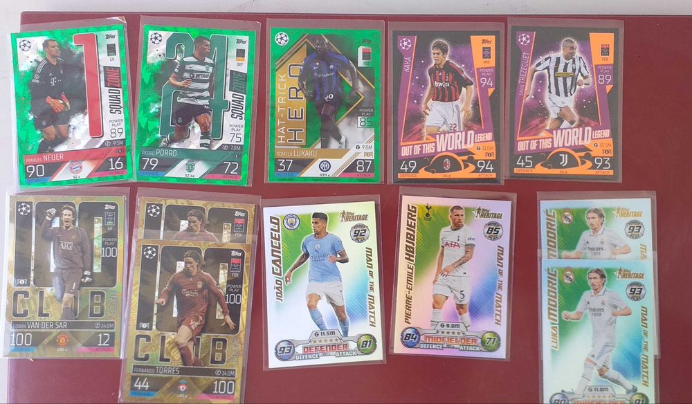 Cartas TOPPS Match Attax 22/23 EXTRA (Champions, Europa e Conferencia)