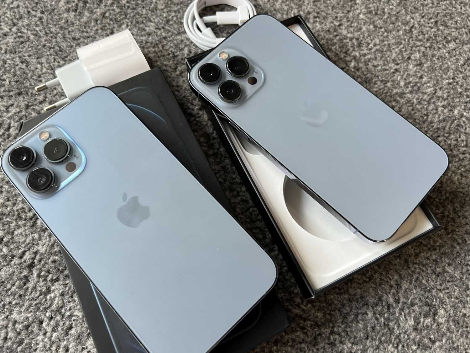 iPhone 13 Pro Max 512GB BLUE NIEBIESKI Pacific Bateria 96% Gwarancja