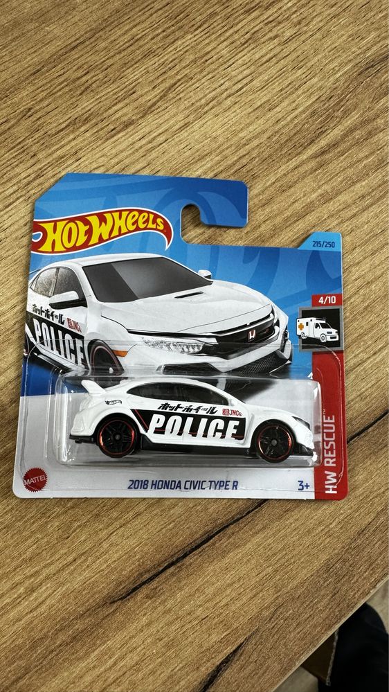 Hot Wheels Honda Civic Type R Police