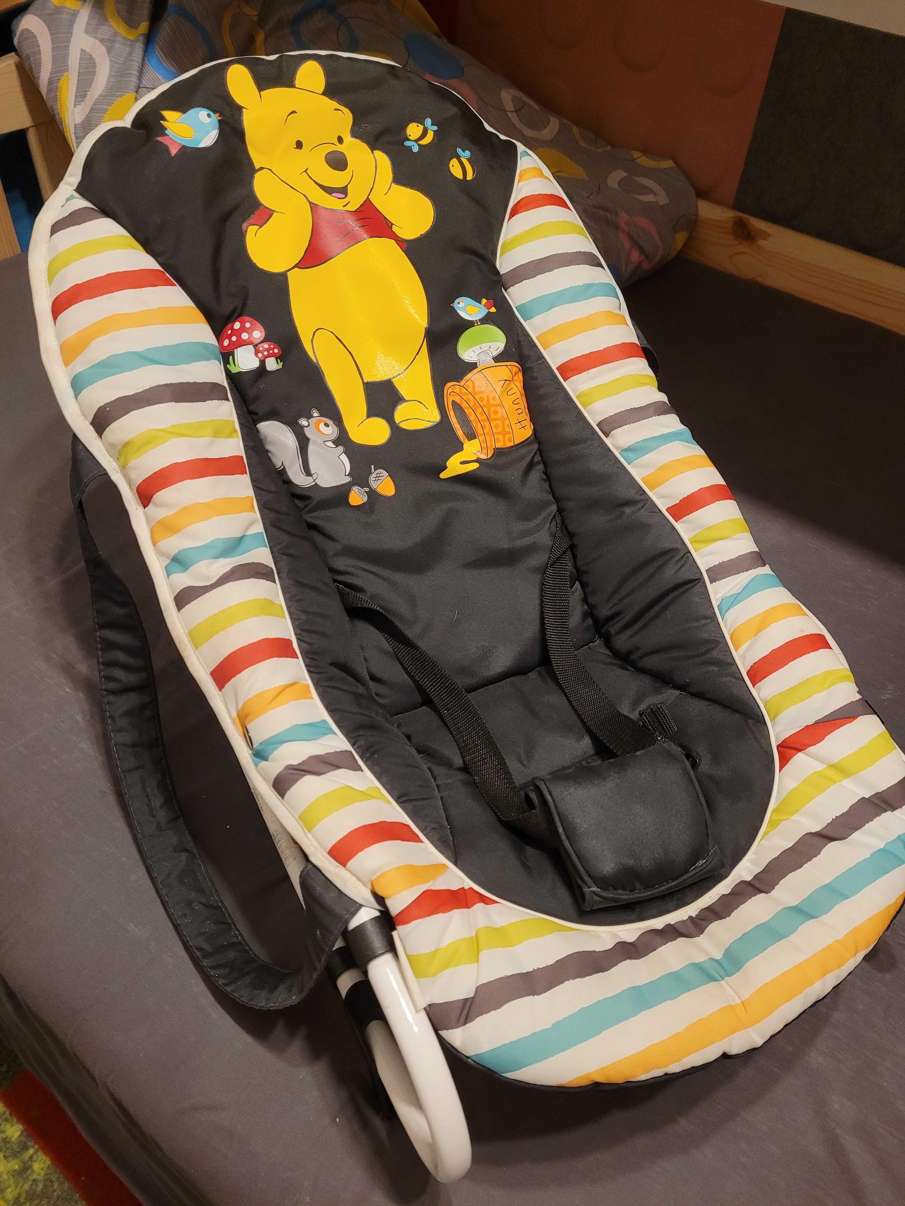 Leżaczek niemowlęcy Rocky Kubuś Puchatek 0-9 kg