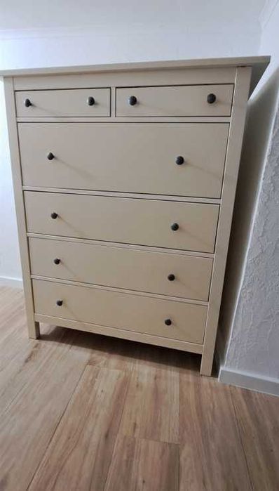 Cómoda Hemnes Branca (6 gavetas)