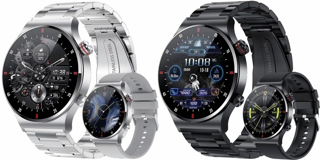 Inteligentny Zegarek SmartWatch Męski IP67 Menu PL + GRATIS