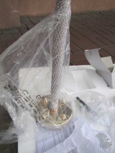 Lampa sufitowa glamour złoto kryształki Diyas Fiore 4