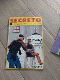 Banda desenhada Secreto número 1 de 1980