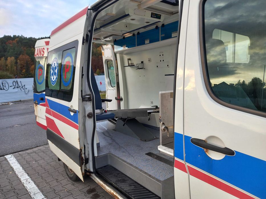 Vw Crafter Karetka Ambulans Sprawna zabudowa Wietmarscher Homologacja