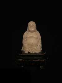 Escultura netsuke Buda antigo feito a mão