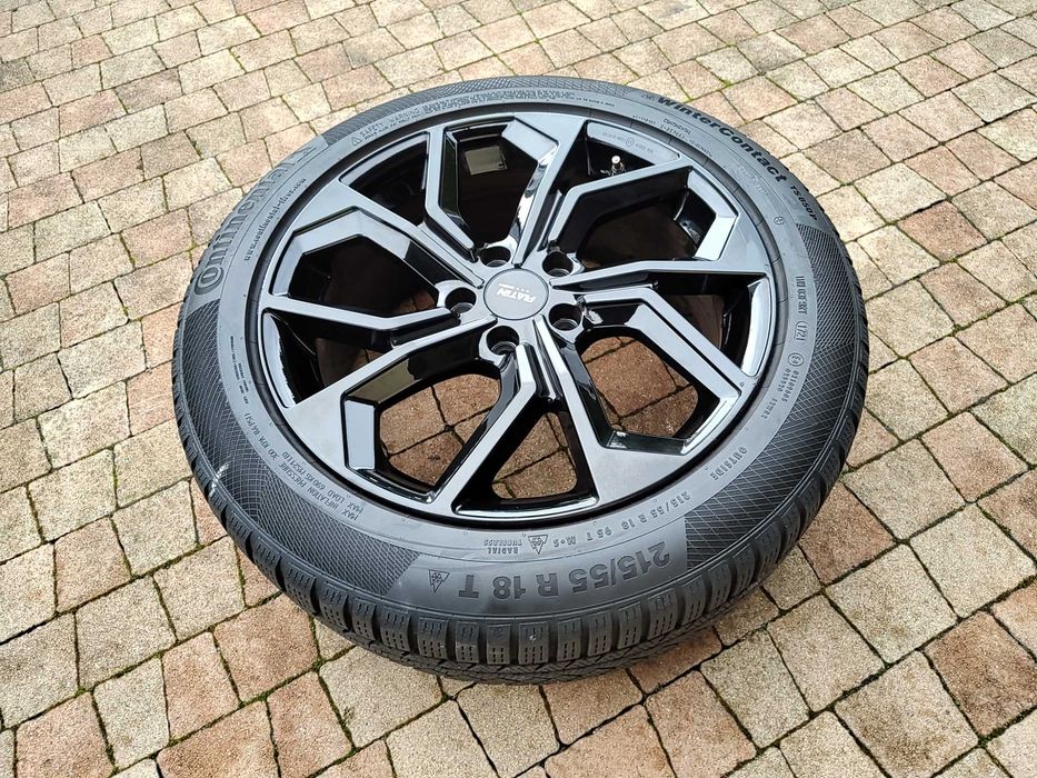 Koła Aluminiowe VW ID.3 ID3 ET50 5x112 215/55/18 + Czujniki TPMS -7 mm