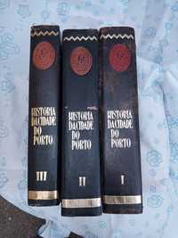 História da cidade do Porto - 3 volumes