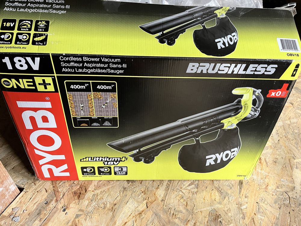 Ryobi OBV 18 dmuchawa odkurzacz do liści bateria!!!