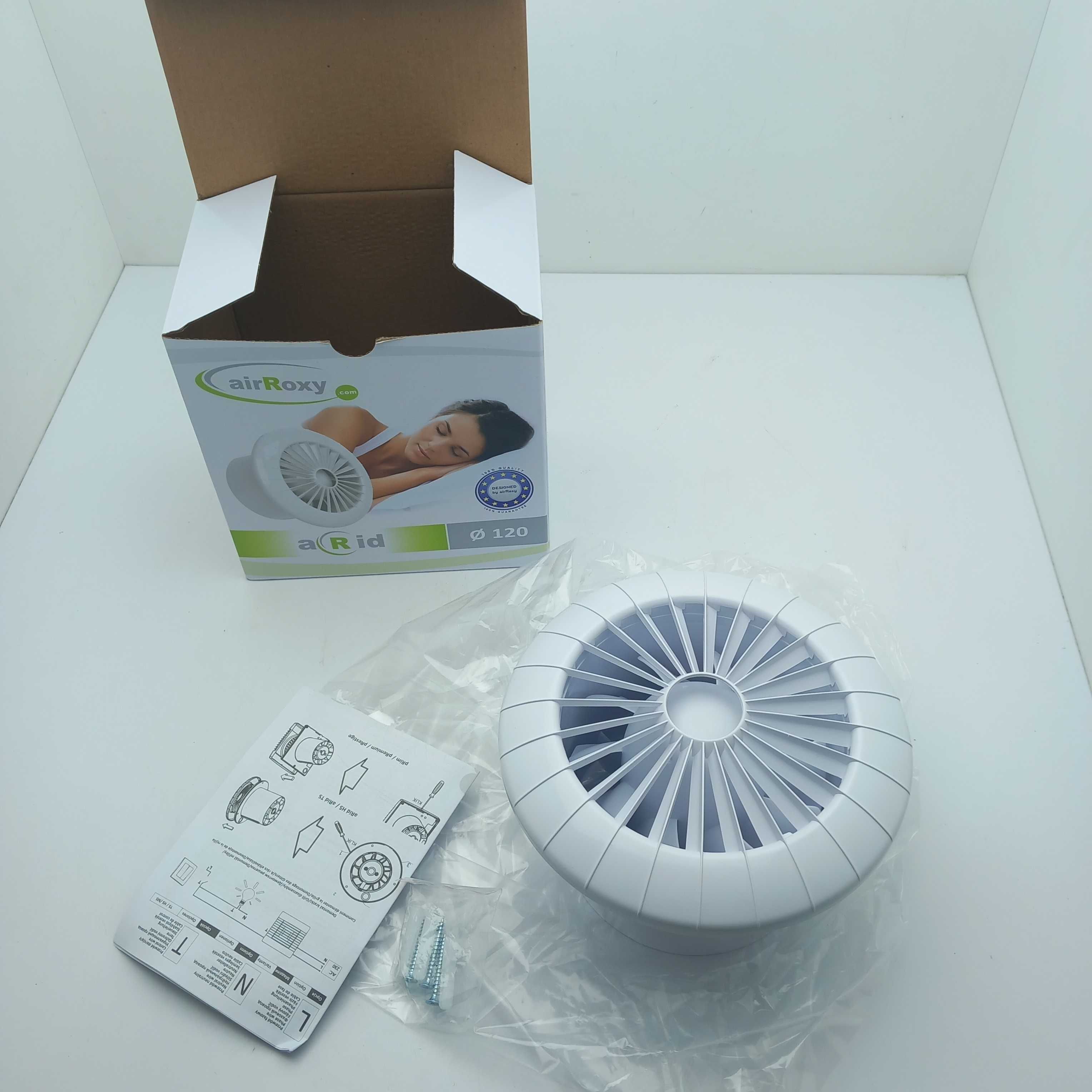 Wentylator łazienkowy airRoxy 120 mm