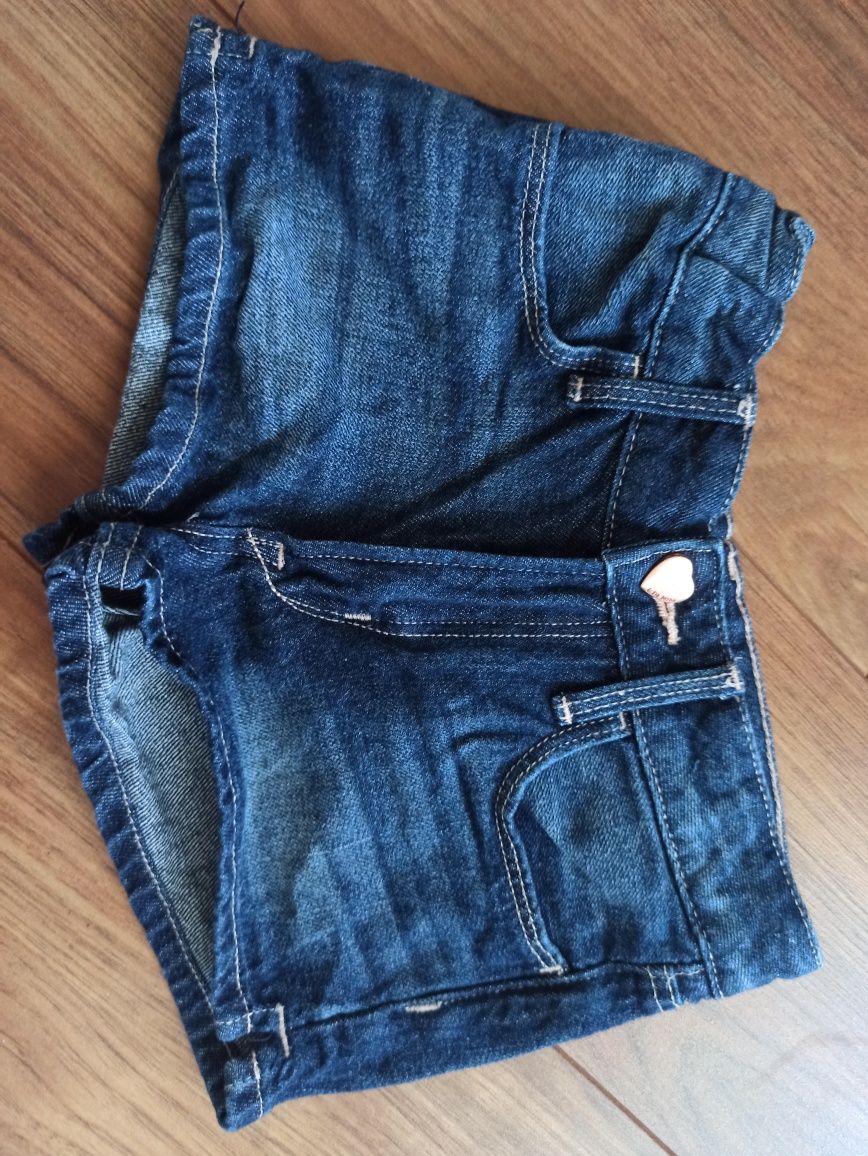 Spodenki jeansowe 4-5 lat h&m