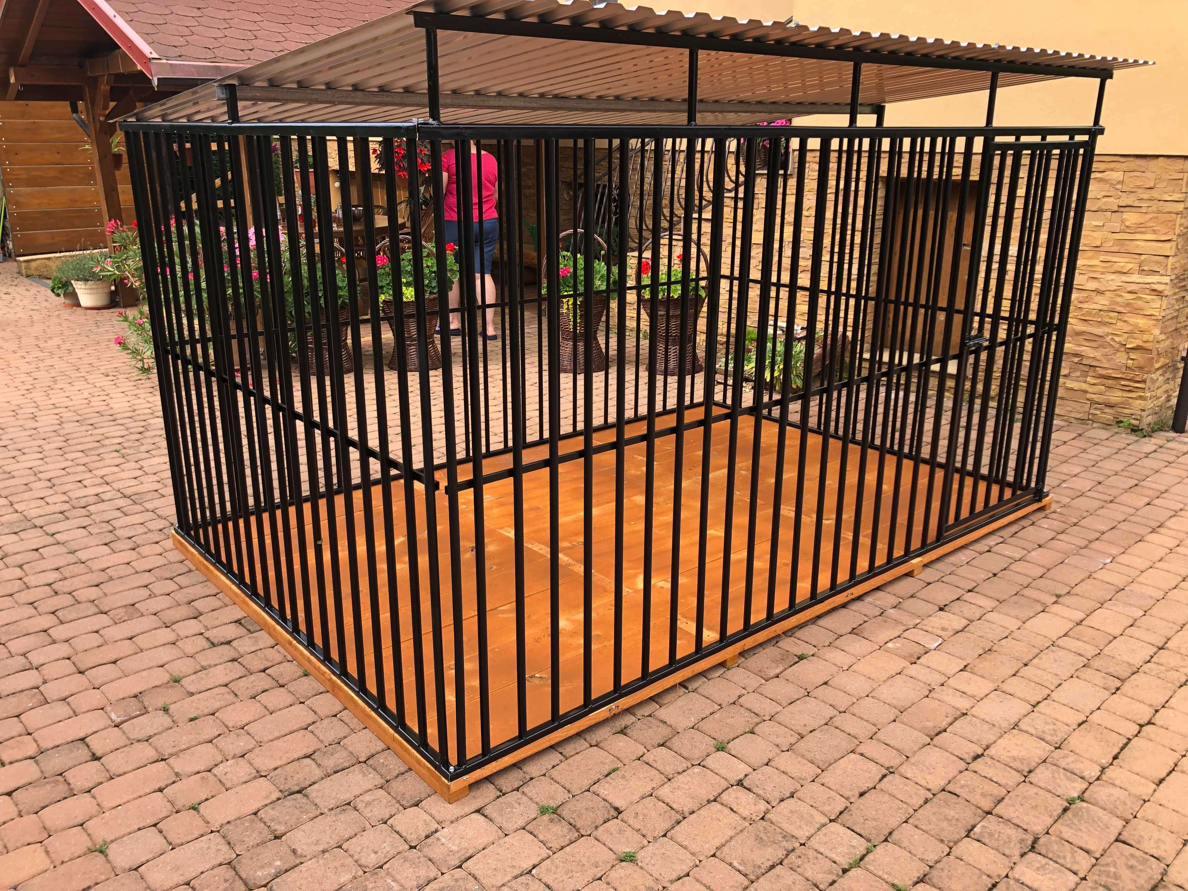 Kojec dla psa stal-spawany