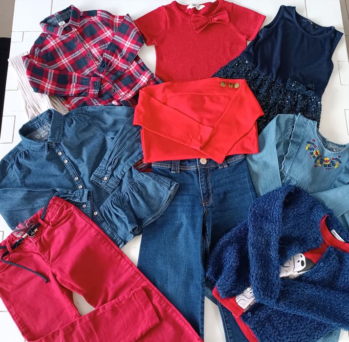 Extra rzeczy dla dziewczynki r.110/116cm ZARA, H&M