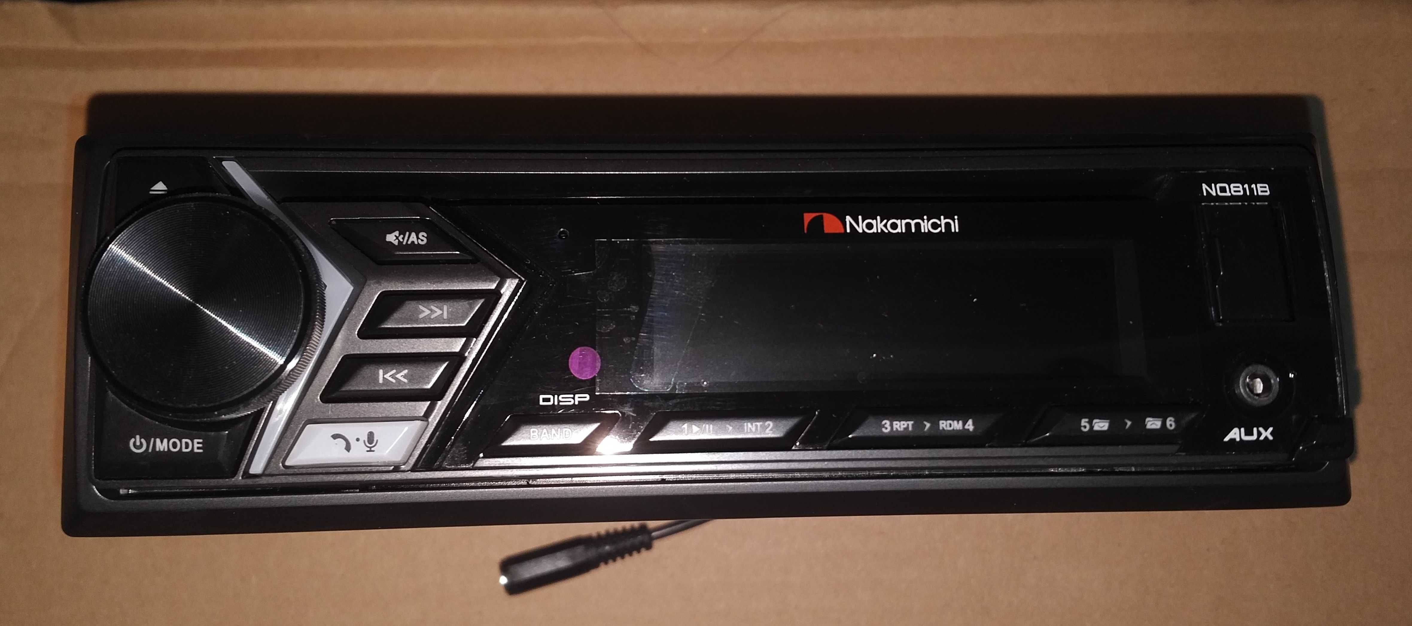 Radioodtwarzacz samochodowy Nakamichi NQ811B -Bluetooth MP3 CD USB AUX