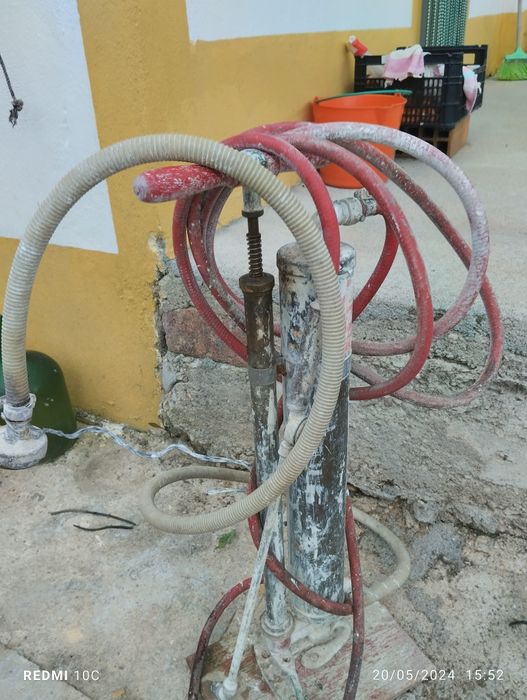 Máquina manual de pintar a cal