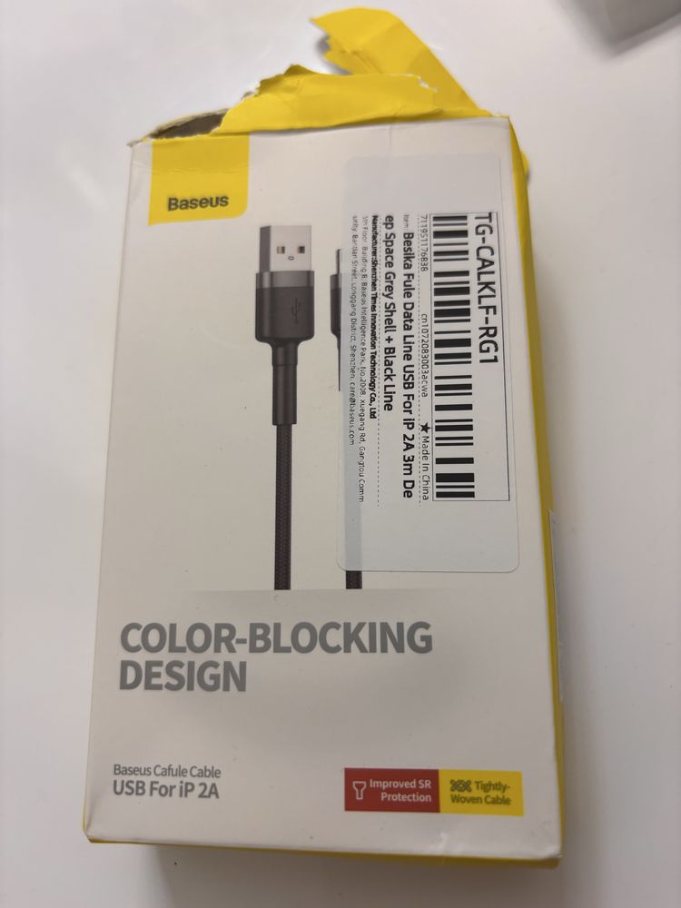 Kabel USB iphone lightning 3m 2a data ladowanie nowy