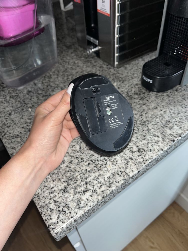 LEWORĘCZNA mysz pionowa Hama EMW‑500L – jak nowa!