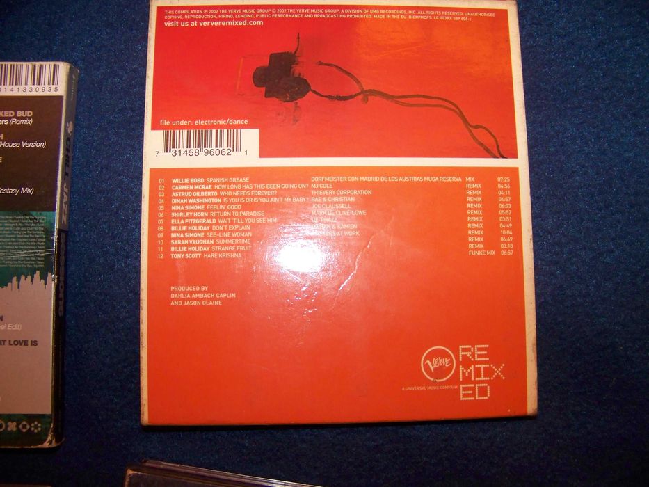 lote 8 cd´s coletâneas - chillout, remixed, café oriental, chill jazz