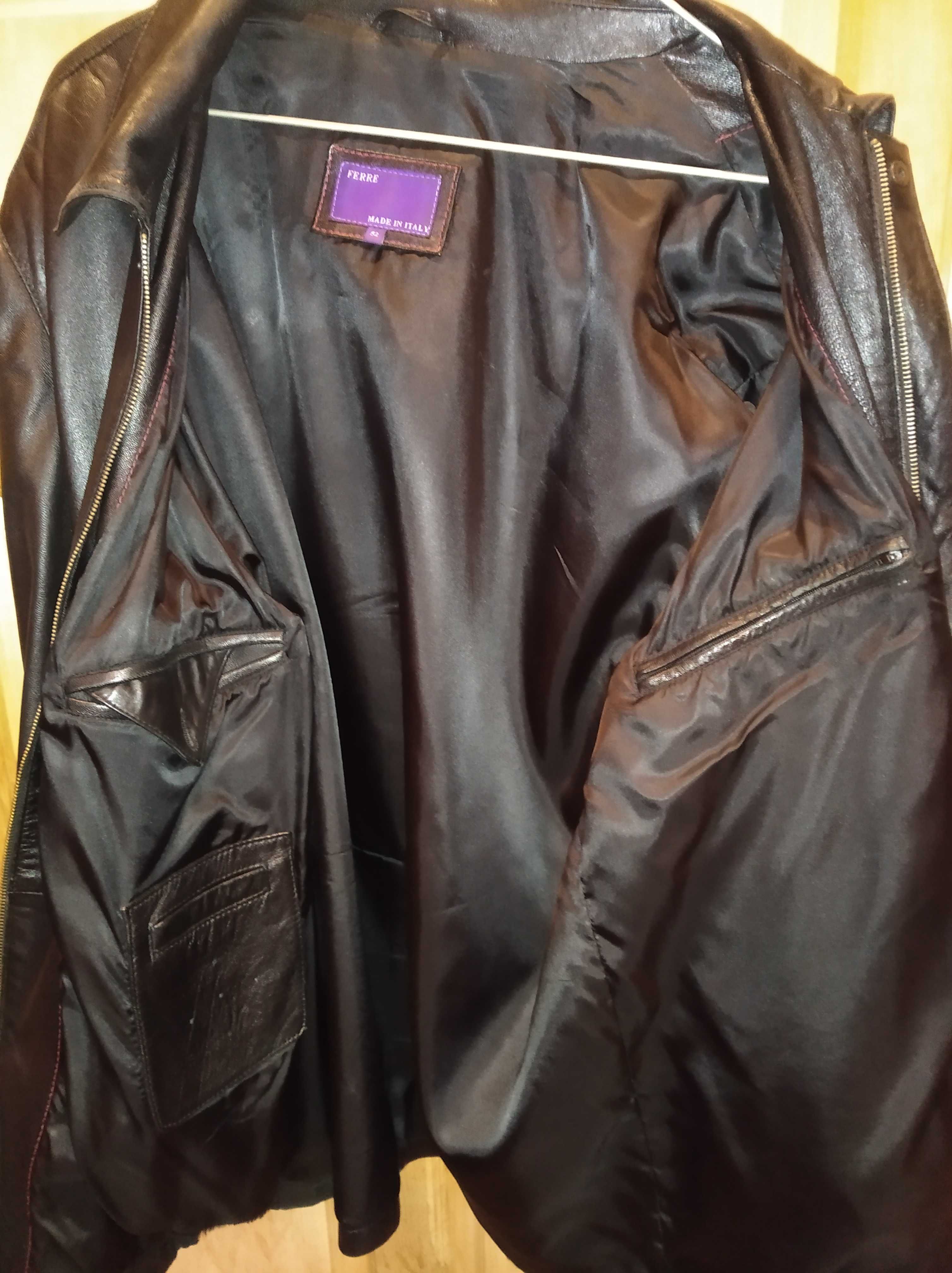 Куртка піджак шкіряна Ferre (Italy) Размір 50