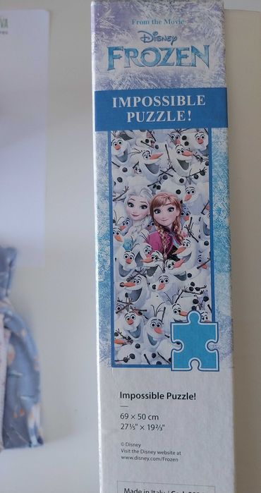 Puzzle do Frozen de 1000 peças novo Clementoni