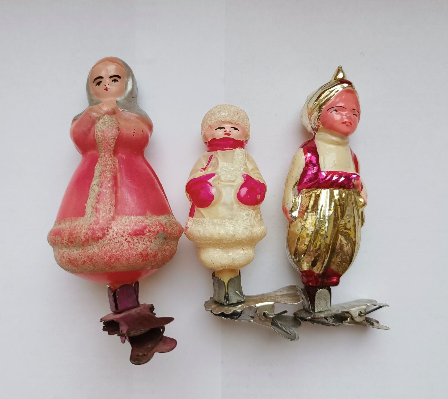 Сувенир ,подарок Новый год ёлочные игрушки СССР на прищепках