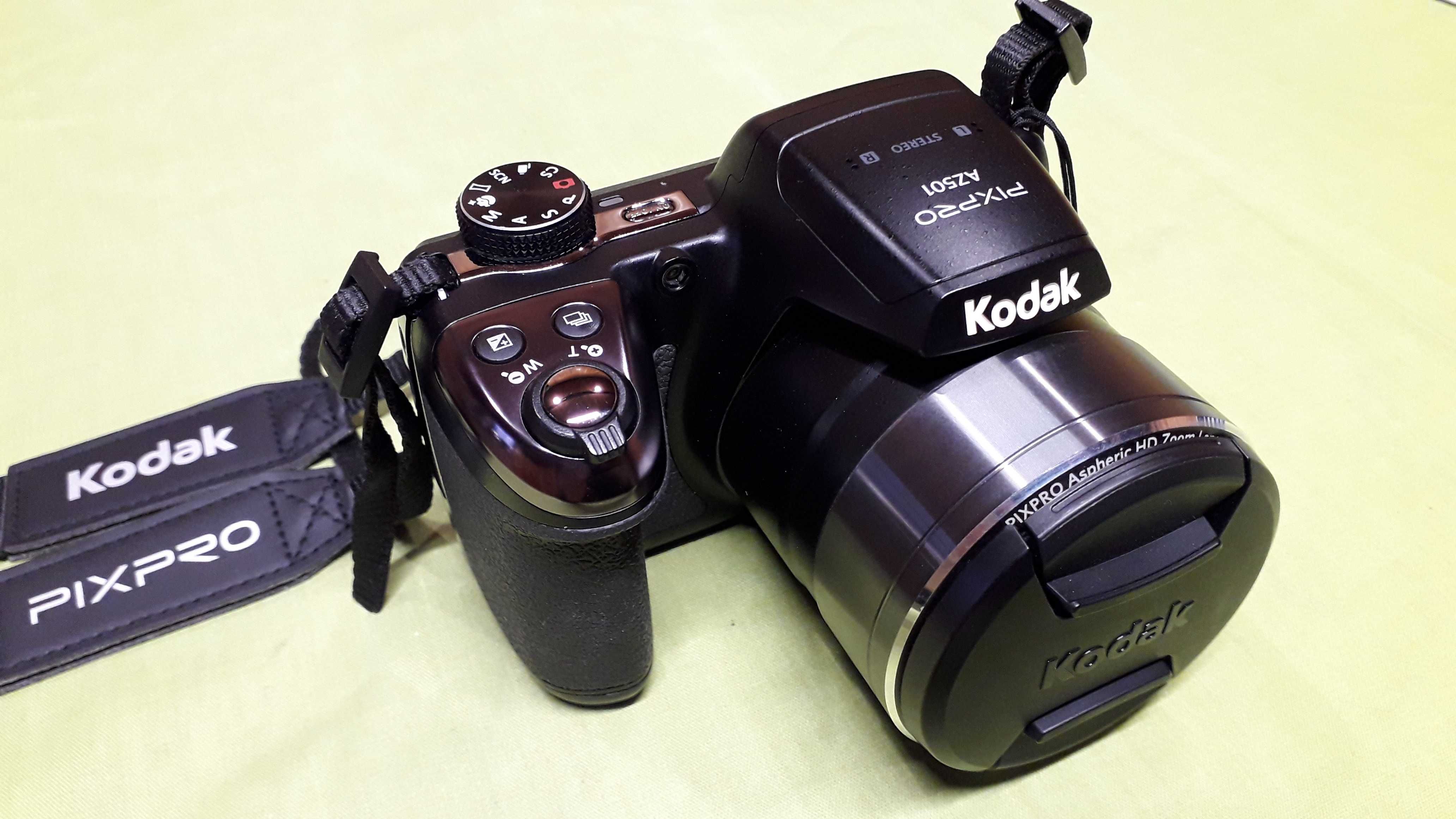 Kodak pixpro AZ501  aparat cyfrowy,torba, ładowarka,8GBkarta  jak nowy