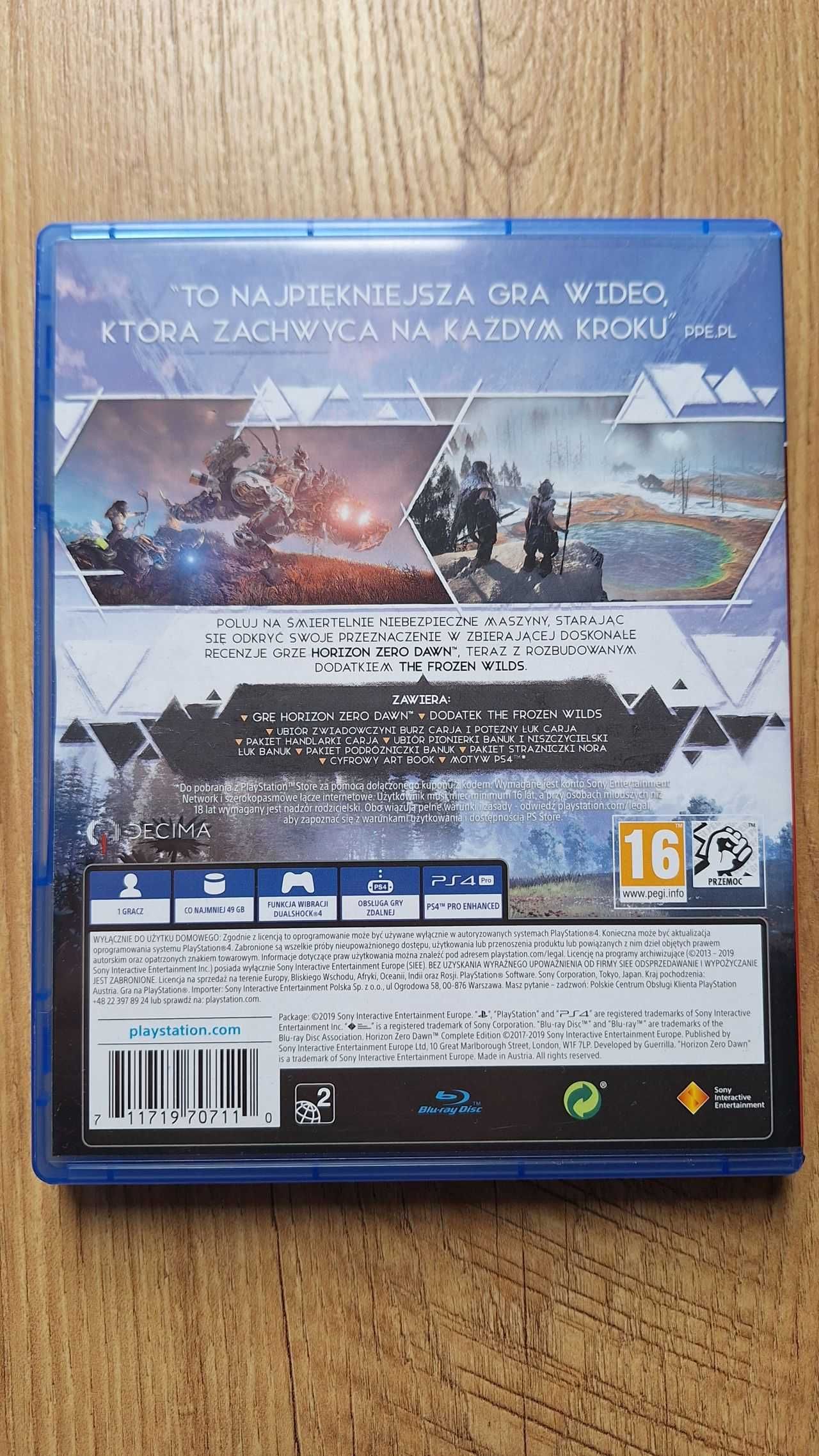 Horizon Zero Dawn Complete Edition PS4 / PS5 PL / Bez Skaz