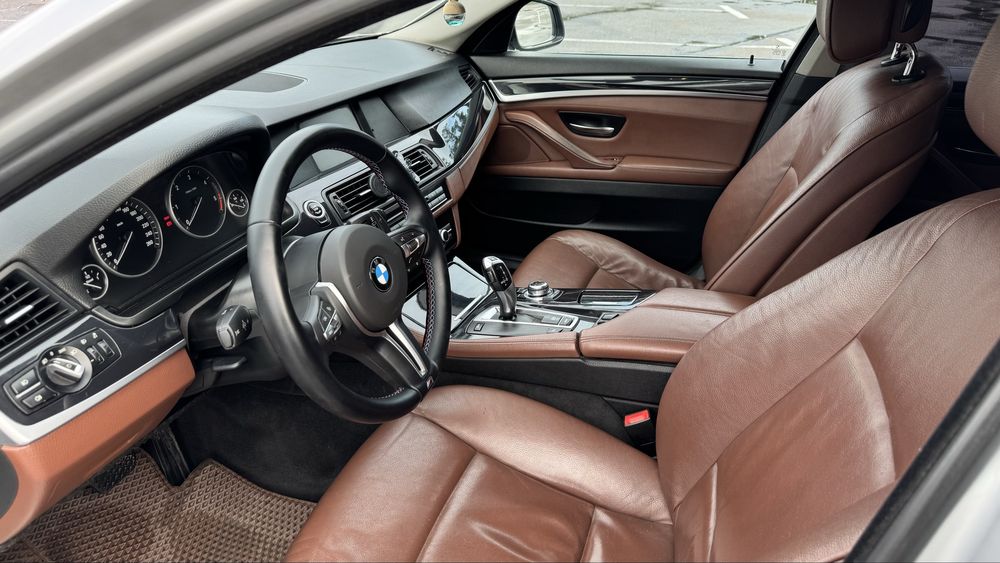 BMW 520d F11 Чудовий Стан! Коричнева кожа, М-кермо, торг!