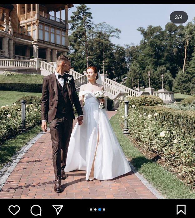 Весільна сукня після хімчистки