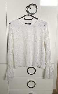 Biala bluzka koronkowa boho Reserved