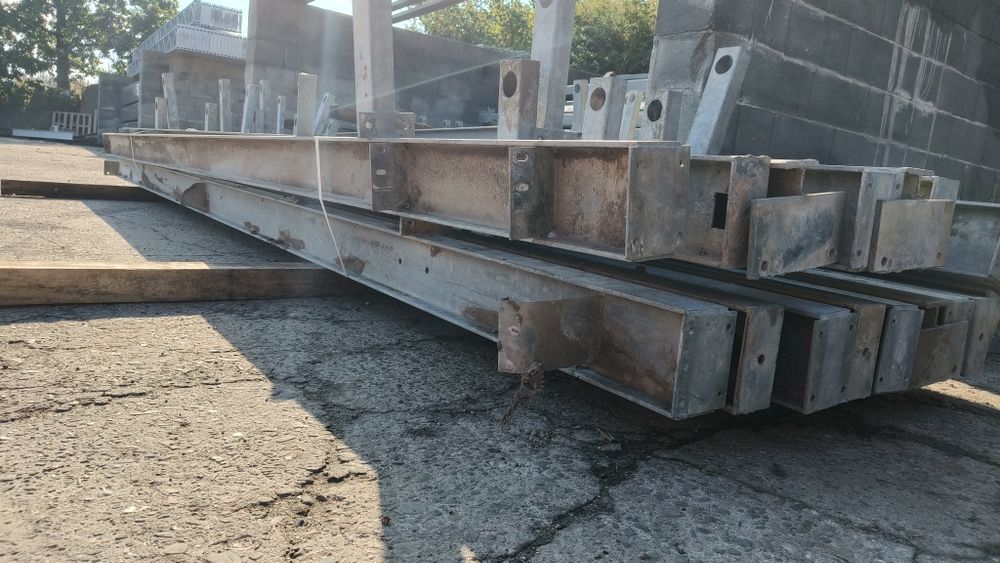 Dwuteownik stalowy ocynkowany 140x73, 5m, podpora, słup,