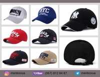 Бейсболка кепка мужская с логотипом Нью Йорк, NY, Канада, Бруклин и др