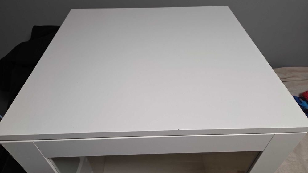Szafka, szafa,komoda, regał,witryna  biała Ikea +oświetlenieled OKAZJA