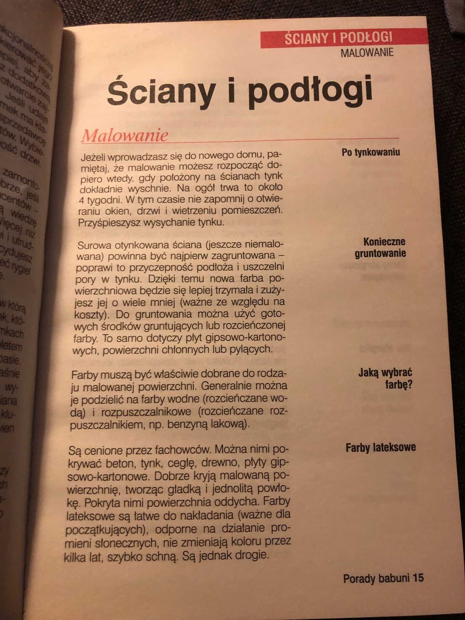 Wszystko o remontowaniu i urządzaniu mieszkań  Pani domu Porady babuni