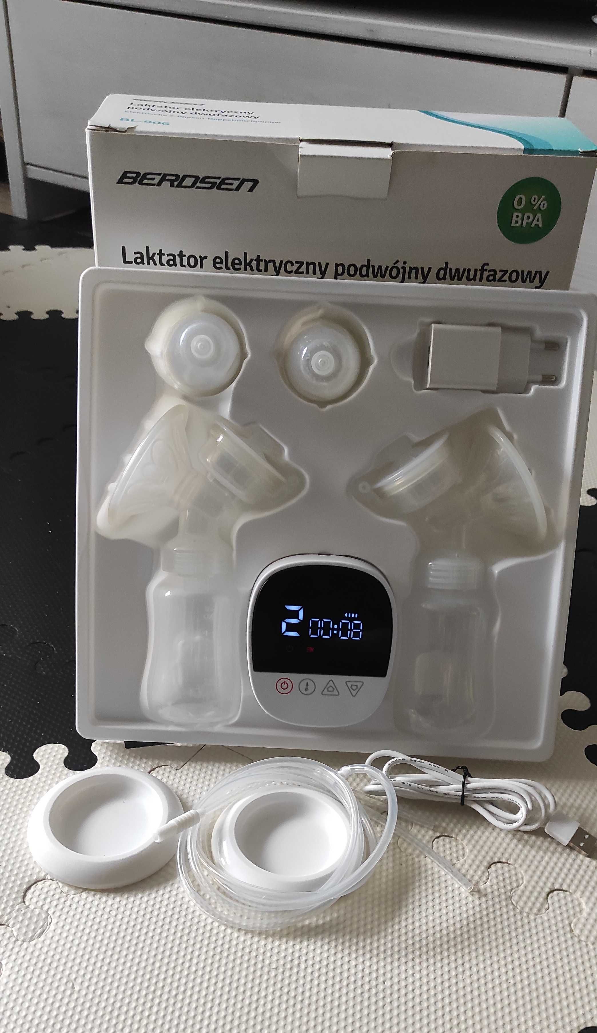 Laktator elektryczny podwójny dwufazowy BERDSEN BL-906