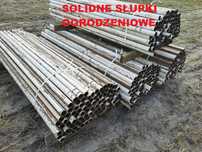 SOLIDNE Słupki ogrodzeniowe RURKI ŚREDNICA fi-51mm, dł. 2,16m