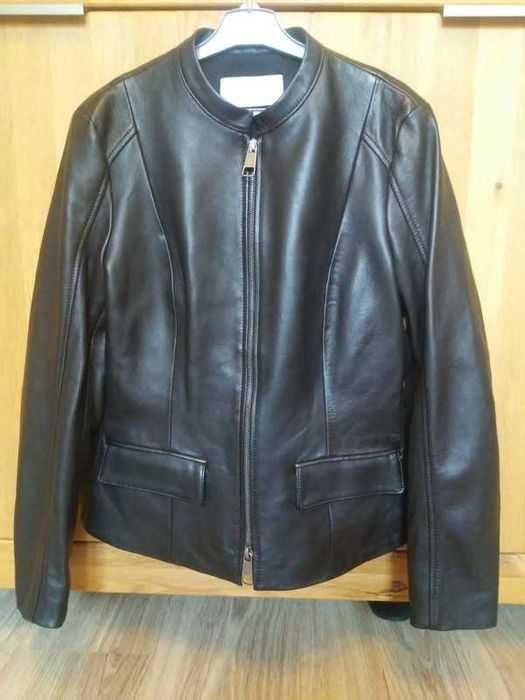 Hugo Boss, nowa kurtka ze skóry, 34