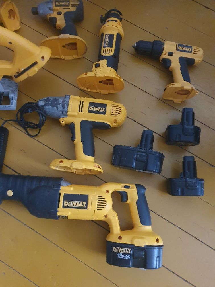 Zestaw narzedzi dewalt 18 v i 12 v