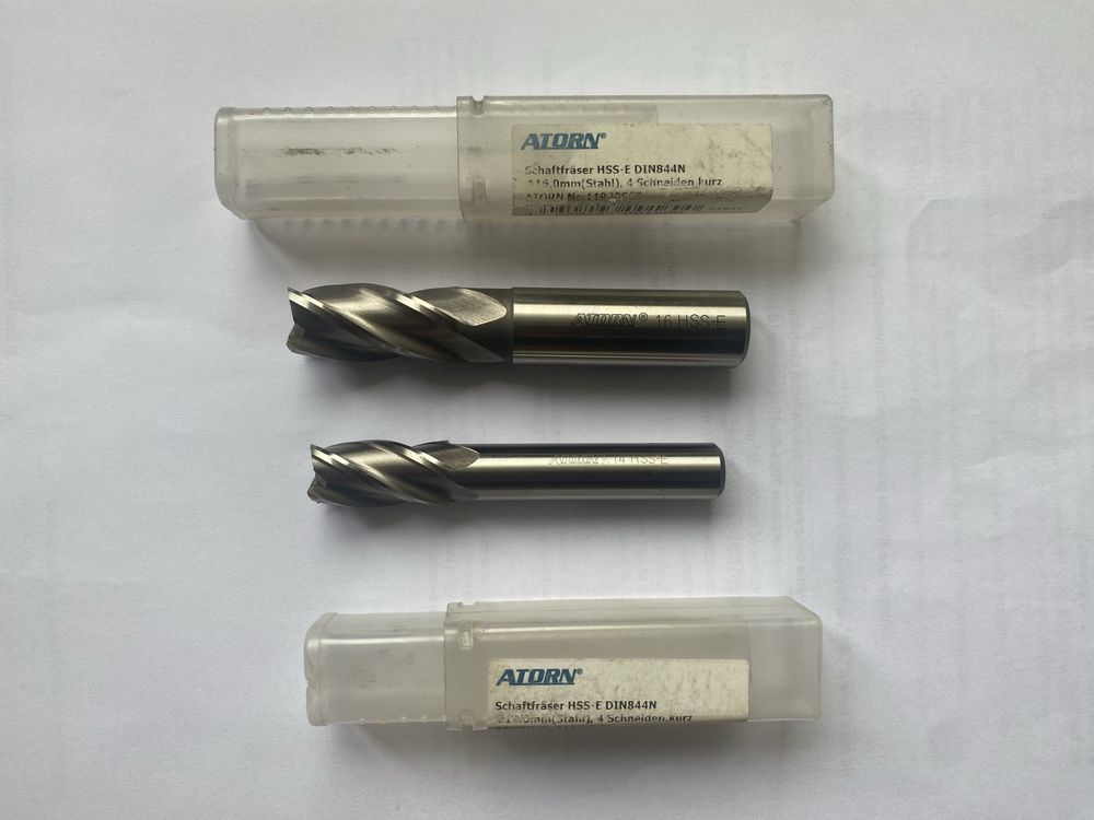 Frez CNC ATORN HSS-E DIN844N 14.0 mm. 16.0 mm. Nowe!
