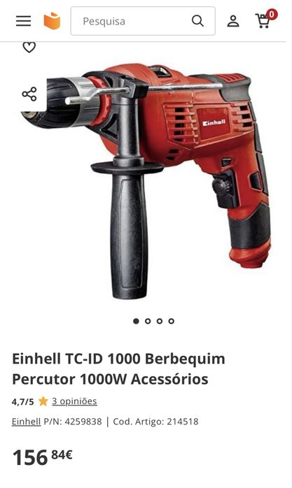 Berbequim einhell TC-ID 1000 w