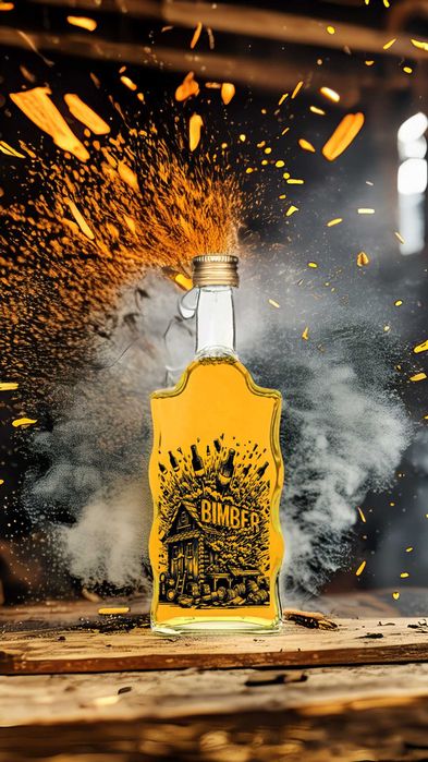 Zestaw 20 sztuk Butelka Warta 500 ml z nadrukiem Stara Bimbrownia