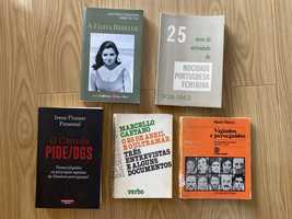 Livros sobre a PIDE DGS, Mocidade Portuguesa e Marcelo Caetano