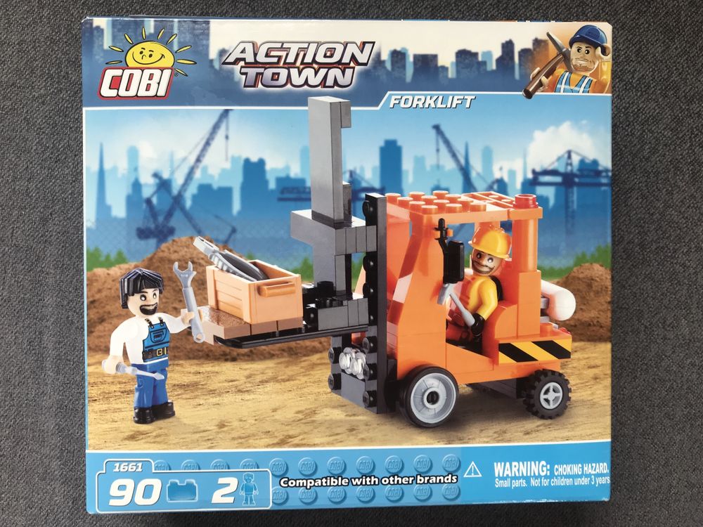 Klocki cobi 1661 Forklif Action Town
