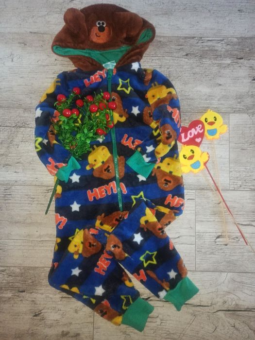 Человечек махровый,сток комбинезон на 2-3 года мальчик
