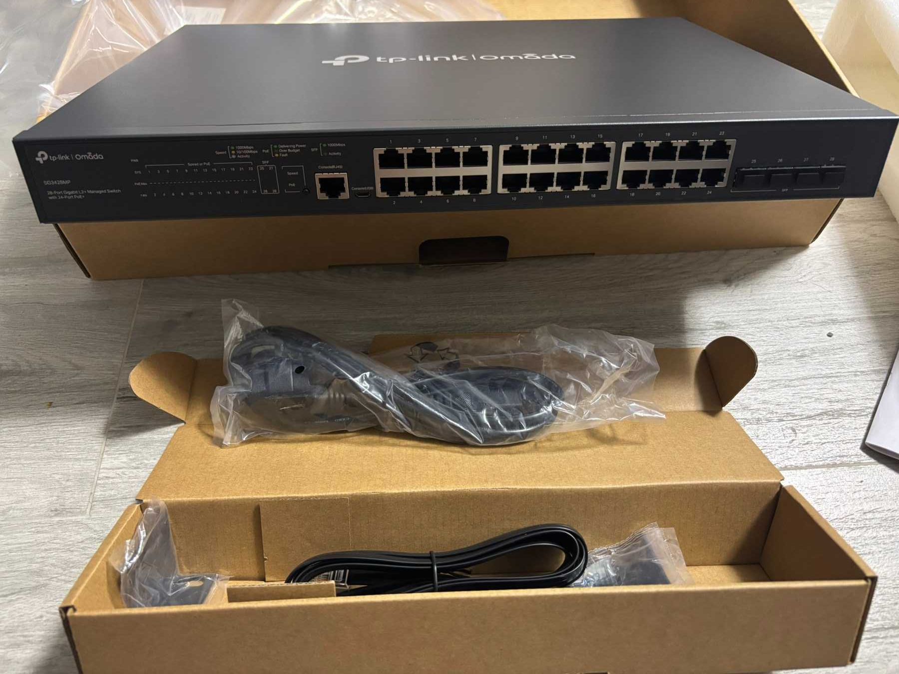 Світч керований TP-Link TL-SG3428MP